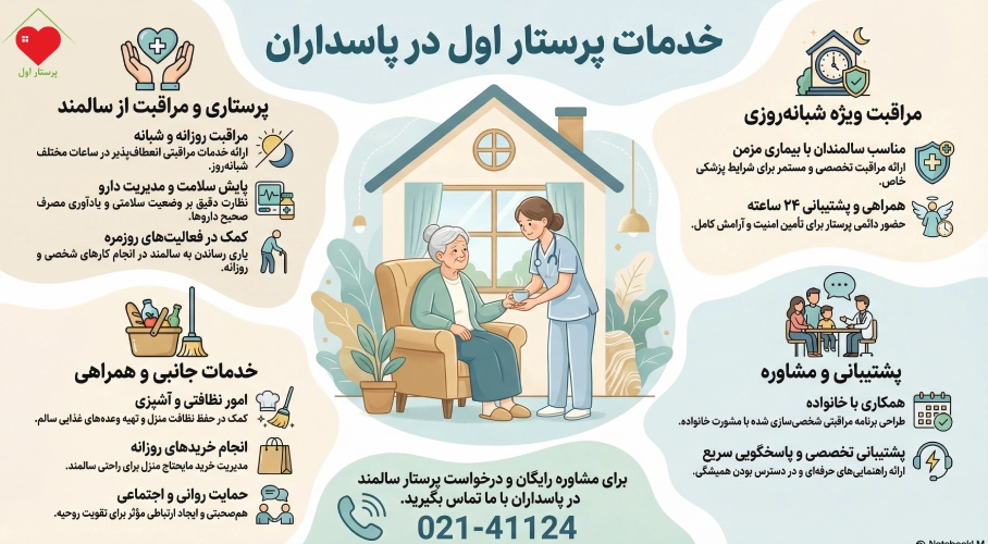 پرستاری از سالمند در پاسداران-پرستار اول