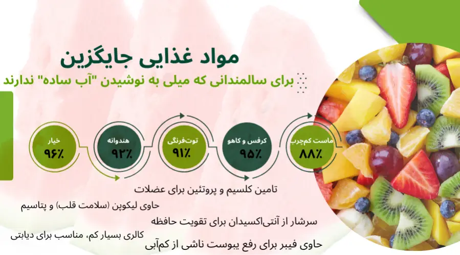 اینفوگرافی مواد غذایی جایگزین